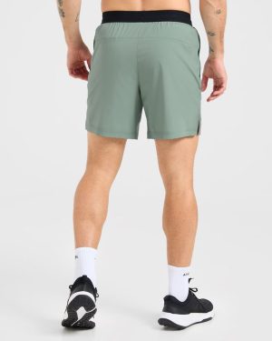 Ascend 7" Shorts - Slate Green: The Ultimate Hybrid for Performance and Style