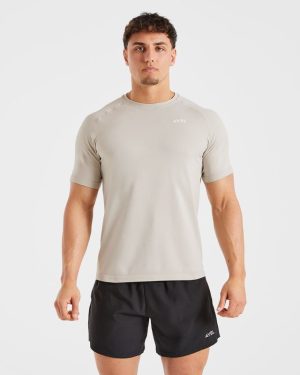 Ascend Seamless T-Shirt Ice Grey: The Ultimate Performance Essential